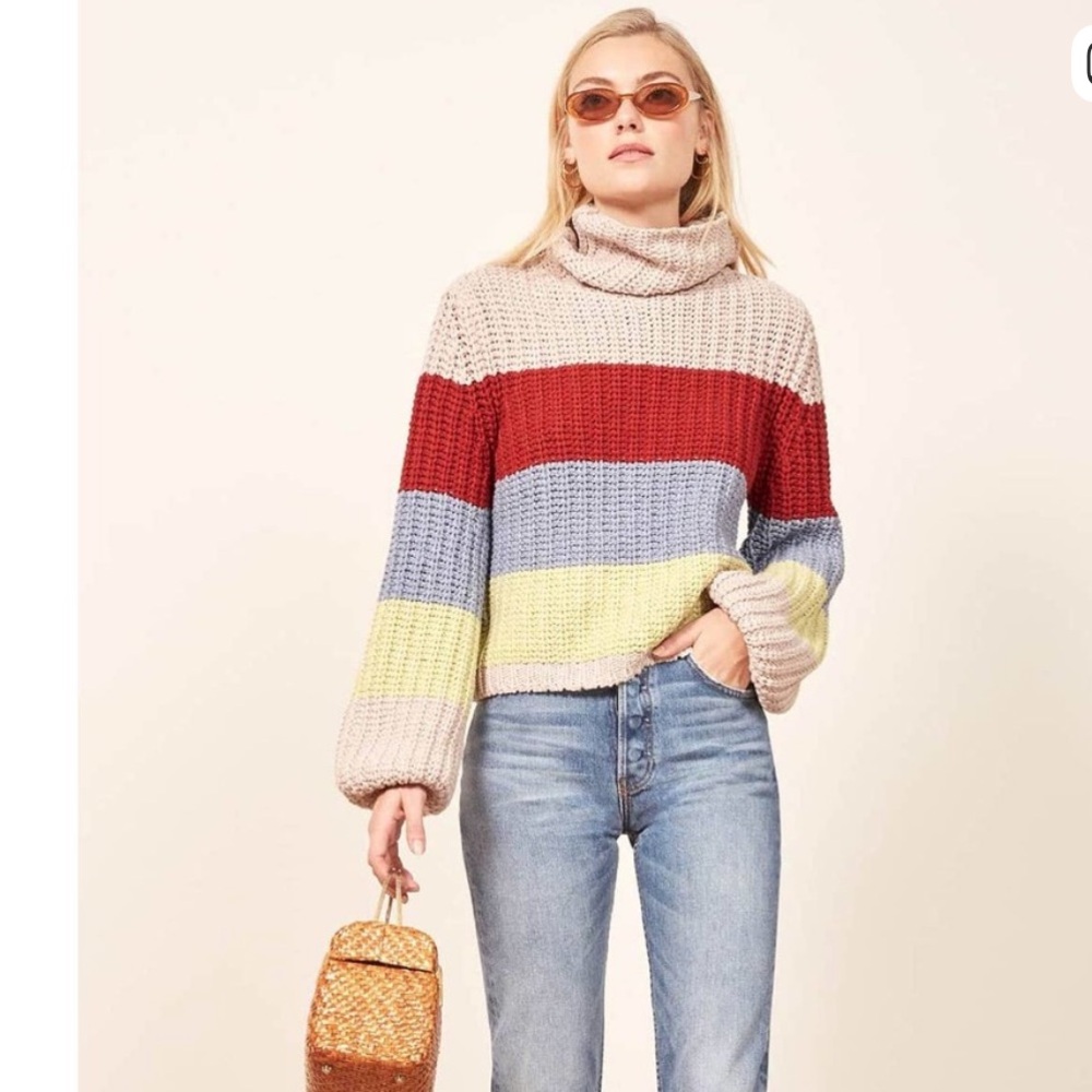 La Ligne Reformation Collaboration Color Me Happy Turtleneck Sweater!🍁🍁🍁